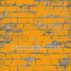 seamless Painted Bricks Seamless Pbr Texture Tileable Colorful Distressed Weathered Decorative texture 8k free download PBR