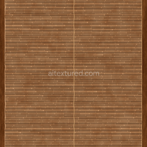 Seamless Bamboo Decorative Wall by Share Textures – PBR 3D Texture (8K ready)