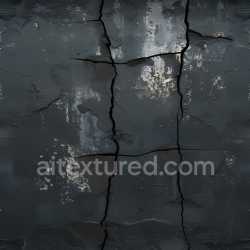 seamless Seamless 3D PBR Cracked Dark Concrete Texture with Weathered Paint and Deep Fractures texture 8k free download PBR