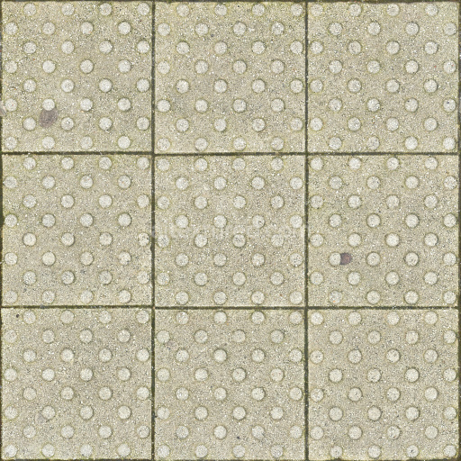Tactile Paving Texture Seamless Pbr Surface Tileable Concrete Pattern Urban