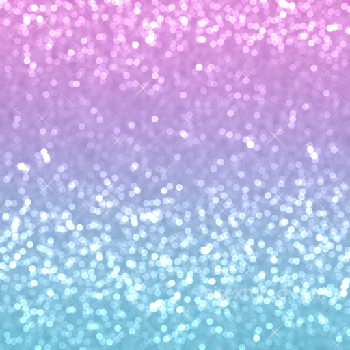Glitter Texture Featuring Pink to Blue Gradient and Soft Bokeh Sparkles seamless Glitter PBR texture