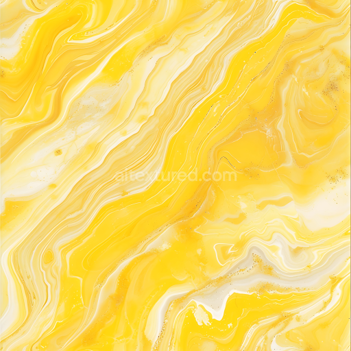 Seamless 3D PBR Butter Yellow Marble Texture with Soft Veins and Glossy Finish