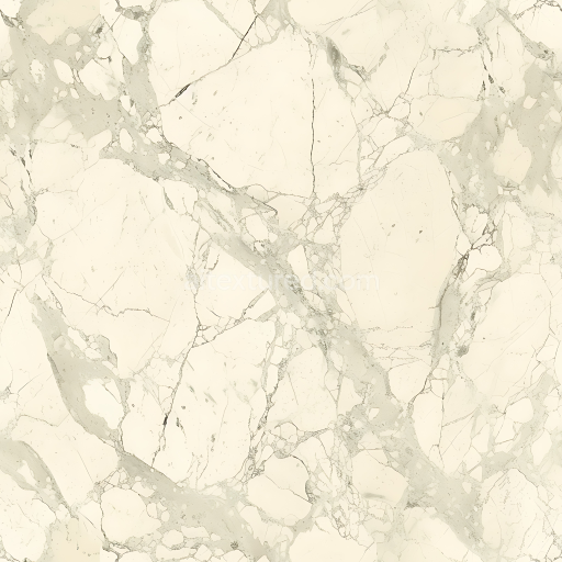 Seamless 3D Crema Marfil Polished Marble PBR Texture with Subtle Veins