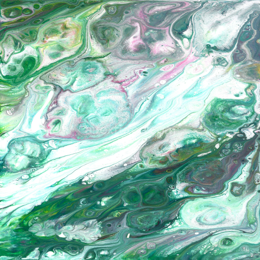 Preview — Abstract Green Stone Texture with Fluid Marble Pattern