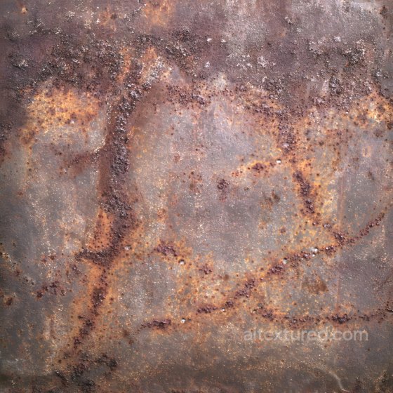 Rusted Metal PBR Texture with Cracks, Holes, and Corrosion Detail Rust texture preview