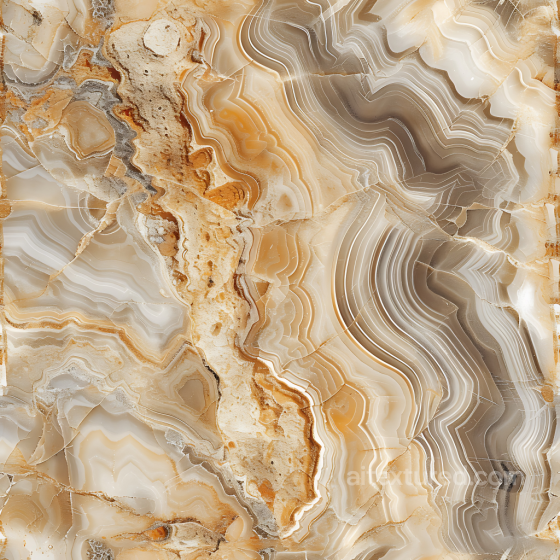 Polished Agate Stone PBR Texture with Detailed Layered Bands and Earthy Tones Stone texture preview