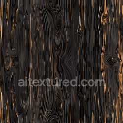 seamless Seamless 3D PBR Texture of Dark Charred Wood Planks with Natural Knots and Grain texture 8k free download PBR