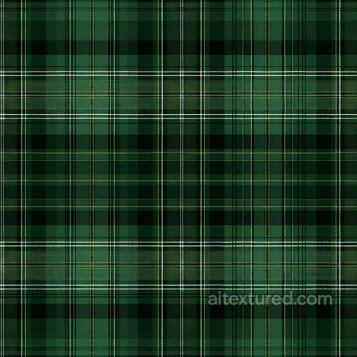 Seamless 3D Green Plaid Pattern Metal PBR Texture with Fine Grid Lines texture preview