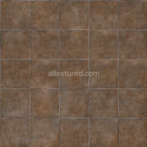 Square Large Floor — Tiles Clean Uneven Uneven Smooth Square — PBR seamless 3D texture