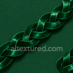 seamless Seamless 3d texture pbr 8k glossy ribbons emerald green festive garland texture 8k free download PBR