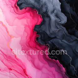 seamless Seamless 3D Alcohol Ink PBR Texture Featuring Dynamic Pink and Grey Fluid Waves texture 8k free download PBR