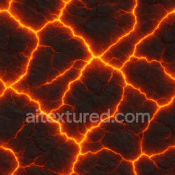 seamless Seamless 3D texture of fire veins with glowing magma PBR 8K surface texture 8k free download PBR