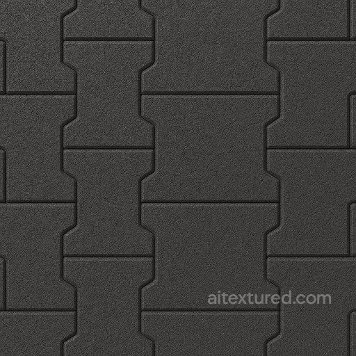 Equestrian Rubber Pavers seamless Rubber PBR texture