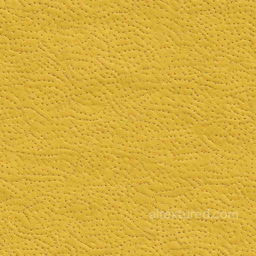 Yellow Pebbled Leather PBR Texture with Delicate Pores seamless Leather PBR texture