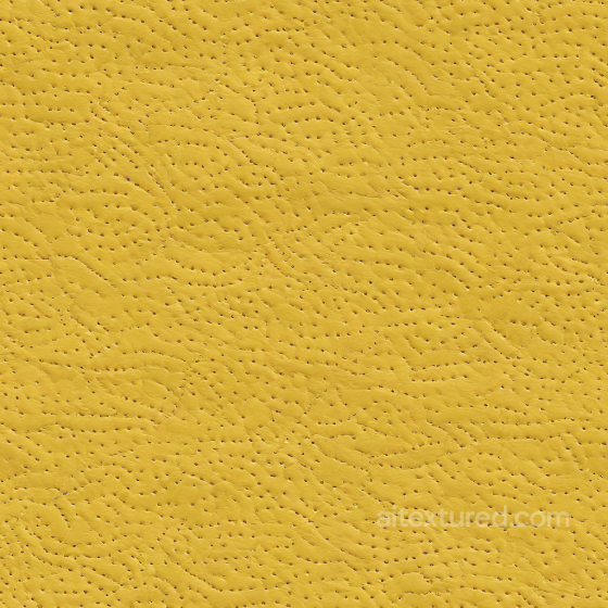 Yellow Pebbled Leather PBR Texture with Delicate Pores Leather texture preview