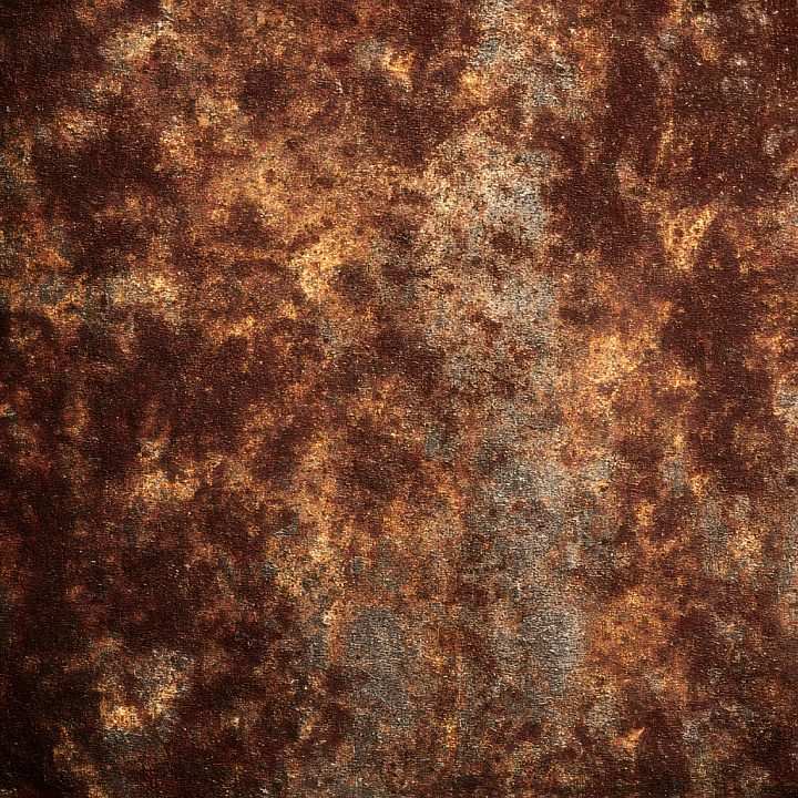 Rusty Metal Featuring Dense Corrosion and Rough Surface Detailing seamless PBR texture preview