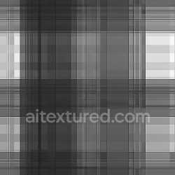 seamless Seamless Black and White Plaid 3D PBR Texture with Fine Lines texture 8k free download PBR