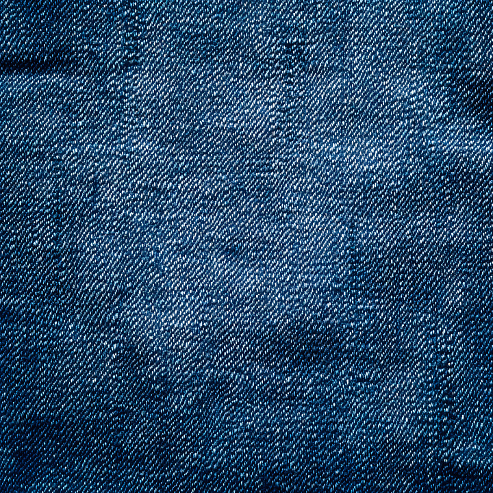 Cracked Denim Fabric with Frayed Worn Pattern seamless PBR texture preview