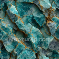 seamless Seamless 3D PBR Teal Crystal Stone Texture with Rich Vein Details texture 8k free download PBR