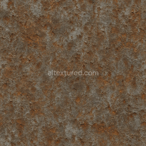 Metallic Corroded Steel Seamless Texture