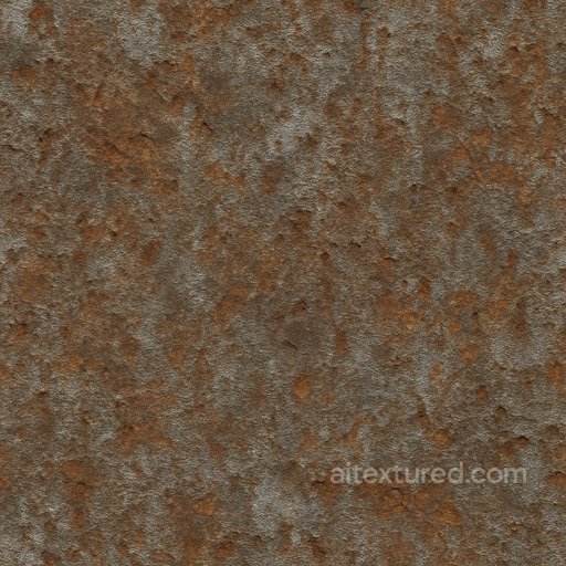 Metallic Corroded Steel Seamless Texture seamless Rust PBR texture