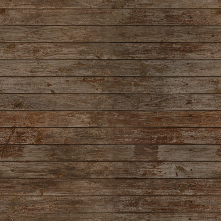 Weathered Brown Planks Wood seamless PBR texture preview