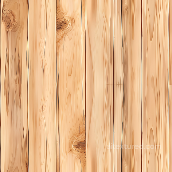 Pinewood Planks PBR Texture Featuring Natural Grain and Knots Wood texture preview
