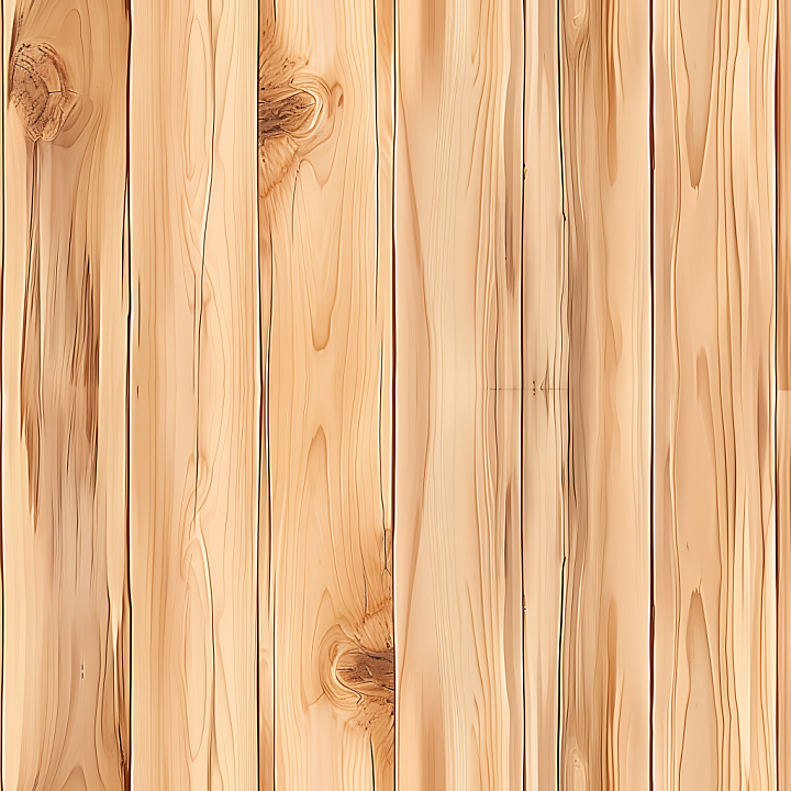 Pinewood Planks Featuring Natural Grain and Knots Wood seamless PBR texture preview