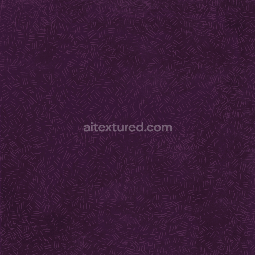 Seamless 3D PBR Texture of Dark Purple Watercolor with Stippled Brush Stroke Pattern