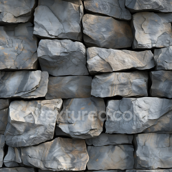 seamless Seamless 3D Weathered Stone Wall PBR Texture with Cracked, Layered Surface texture 8k free download PBR