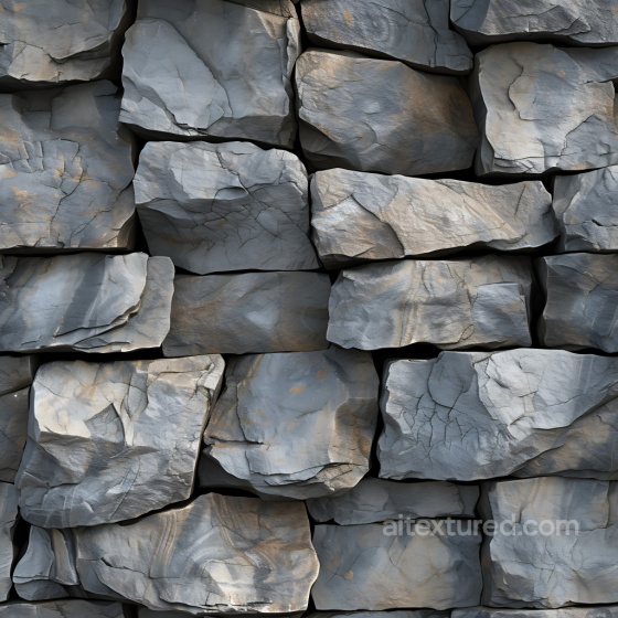 Weathered Stone Wall PBR Texture with Cracked, Layered Surface Stone texture preview