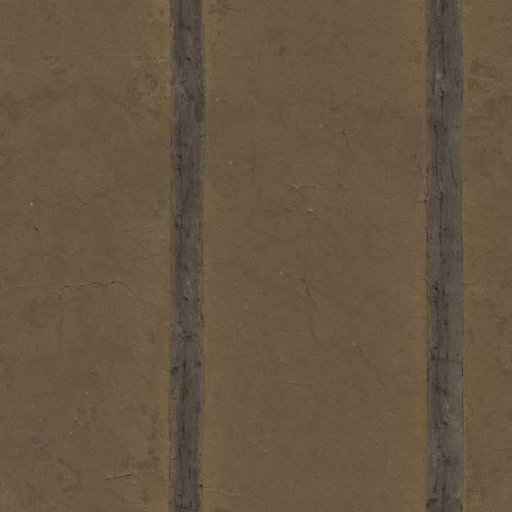 Rough Old Yellow Wood seamless PBR texture preview