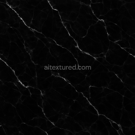 Shiny Black Marble Texture Seamless 1024X1024