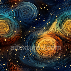 seamless Seamless 3D Space PBR Texture Featuring Swirling Galaxy Starfield with Vibrant Colors texture 8k free download PBR