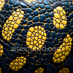 seamless Seamless 3D PBR Texture of Detailed Reptile Skin with Glossy Yellow-Black Scales texture 8k free download PBR