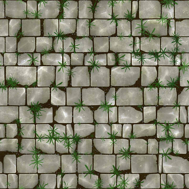 Stylized Archviz Cobblestone Dirt Floor Ground Pebbles seamless PBR texture preview