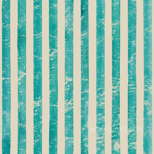 Watercolor Stripes Texture with Turquoise Blue Vertical Bands seamless Watercolor Stripes PBR texture