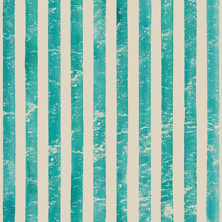 Watercolor Stripes with Turquoise Blue Vertical Bands seamless PBR texture preview