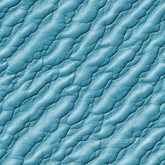 Wrinkled Blue Leather PBR Texture with Detailed Grain and Soft Sheen Leather texture preview
