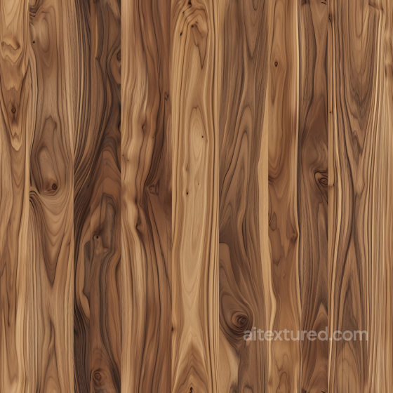 Rustic Hickory Wood Floor Texture with Knots and Varied Grain Wood texture preview
