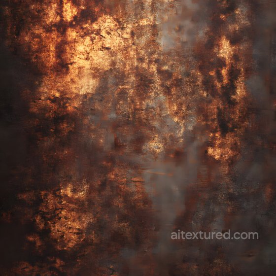 Cracked Rusty Metal PBR Texture with Weathered Corrosion and Holes Rust texture preview
