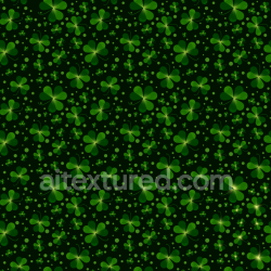 seamless Seamless 3D PBR Texture of Green Shamrock Pattern in St Patrick Style texture 8k free download PBR