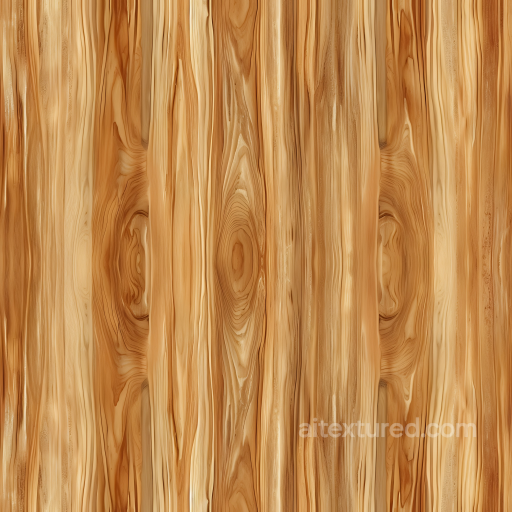 Honey Pine Wood Planks PBR Texture with Natural Knots and Grain seamless Wood PBR texture