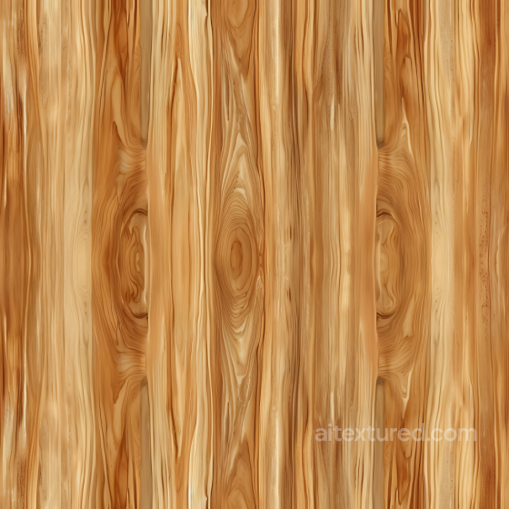 Honey Pine Wood Planks PBR Texture with Natural Knots and Grain Wood texture preview