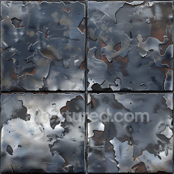 seamless Seamless 3D Urban Worn Metal Camouflage PBR Texture with Scratched Painted Surface texture 8k free download PBR