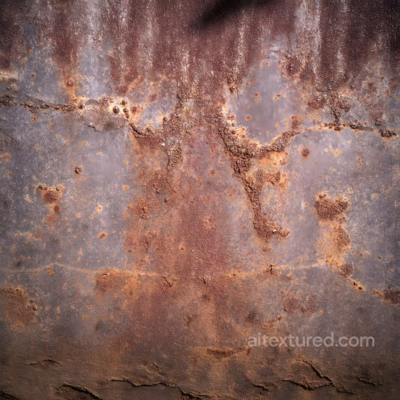 Rusty Metal Texture Featuring Cracks and Corroded Holes Rust texture preview