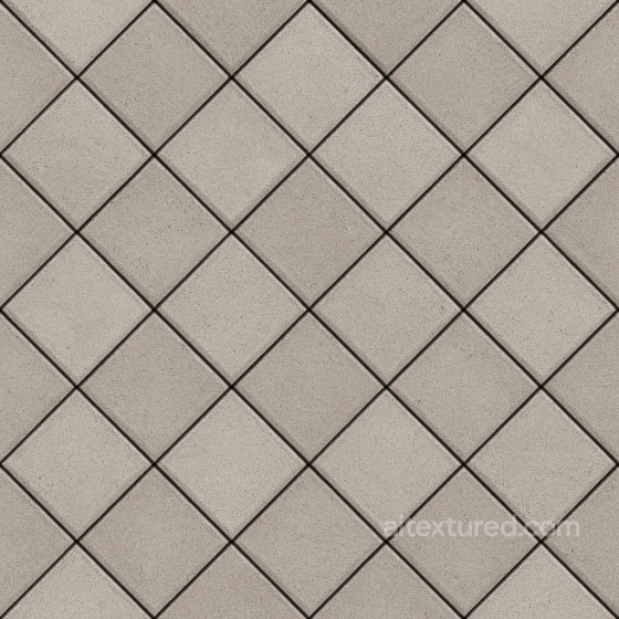 Seamless Stone PBR Texture - Park Pathway Made Trapezoidal Paving Tiles Arranged That Stone texture preview
