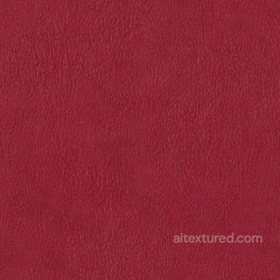Red Cracked Leather PBR Texture with Fine Grain and Subtle Wrinkles Leather texture preview
