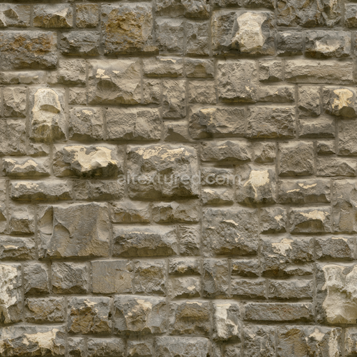 Rough Uneven Stone — Rough Block Wall Block Wall Rough — PBR seamless 3D texture
