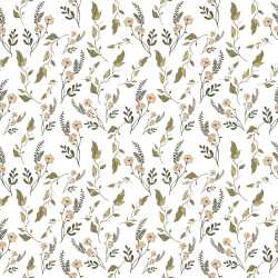 Pattern Bundle - Seamless 3D Pattern PBR Texture with Wild Flower Motifs and Soft Earthy Tones texture preview